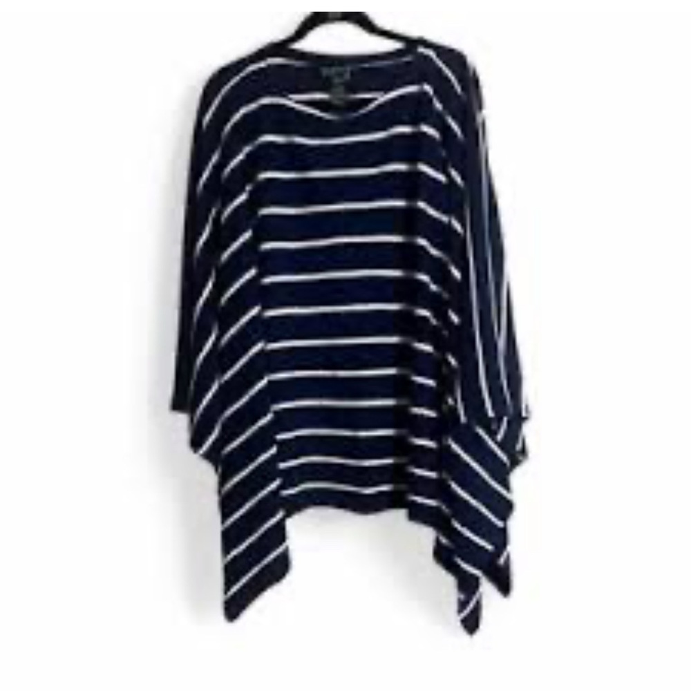 Ralph Lauren 100% linen poncho sweater